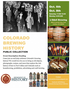 Colorado Brewing History Collection Event