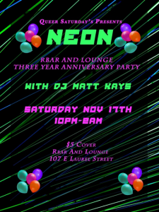 RBar and Lounge Neon Event