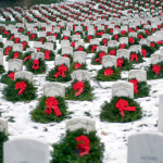 Arlington Cemetery at Christmas time